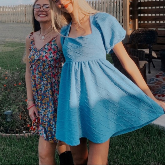 Free people violet mini dress - Picture 3 of 3